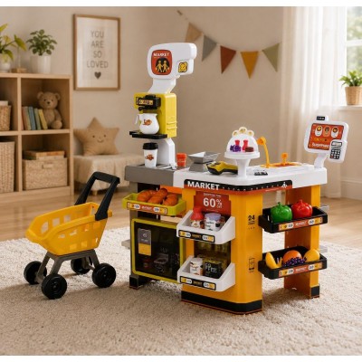 Дитячий супермаркет (магазин інтерактивний) "Граємо з мамою" 65 предметів (668-129)