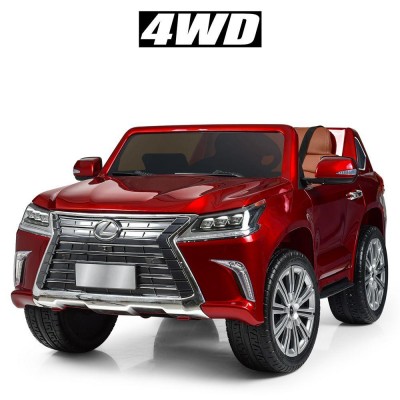 Електромобіль дитячий позашляховик джип 4WD з м'яким сидінням Лексус LX 570 автофарбування (M 3906EBLRS-3) Електромобіль дитячий позашляховик джип 4WD з м'яким сидінням Лексус LX 570 автофарбування (M 3906EBLRS-3)