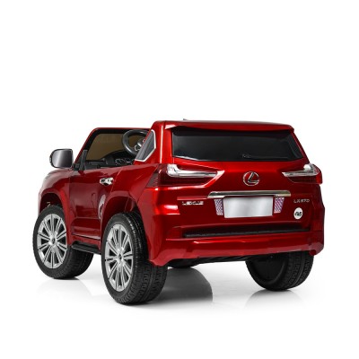 Електромобіль дитячий позашляховик джип 4WD з м'яким сидінням Лексус LX 570 автофарбування (M 3906EBLRS-3) Електромобіль дитячий позашляховик джип 4WD з м'яким сидінням Лексус LX 570 автофарбування (M 3906EBLRS-3)