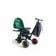Велосипед-коляска триколісний з ручкою (колясковий велосипед) зелений Tricycle (6171)