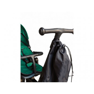 Велосипед-коляска триколісний з ручкою (колясковий велосипед) зелений Tricycle (6171)