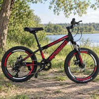 Спортивний дитячий велосипед 20 дюймів Shimano Revoshift RV-100 7 швидкостей Corso CRANK CR-20700