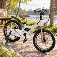 Детский магниевый велосипед 18 дюймов с дополнительными колесиками Maraton CRUISER ICONIC