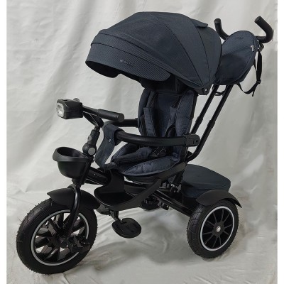 Триколісний велосипед-коляска (велоколяска) El Camino Modena (ME 1193 Dark Gray)