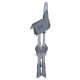 Дитячий класичний пластиковий стільчик для годування Bamby M 5722 Gray