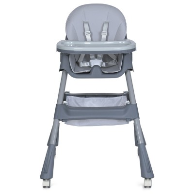 Дитячий класичний пластиковий стільчик для годування Bamby M 5722 Gray
