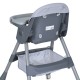 Дитячий класичний пластиковий стільчик для годування Bamby M 5722 Gray
