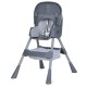 Дитячий класичний пластиковий стільчик для годування Bamby M 5722 Gray
