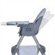 Дитячий класичний пластиковий стільчик для годування Bamby M 5722 Gray