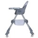 Дитячий класичний пластиковий стільчик для годування Bamby M 5722 Gray
