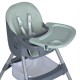 Дитячий класичний пластиковий стільчик для годування Bamby M 5722 Mint