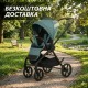 Прогулянкова дитяча коляска з регульованою ручкою зелена El Camino CHLOE (ME 1191 Emerald Green)