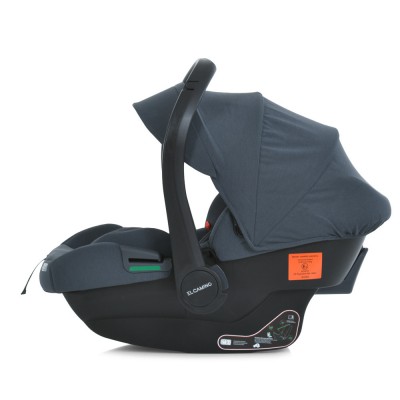 Детское автокресло Бебикокон автолюлька El Camino i-KEEP (ME 1186 Melange Midnight Gray)