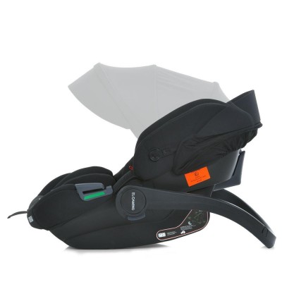 Детское автокресло Бебикокон автолюлька El Camino i-KEEP (ME 1186 Melange Jet Black)