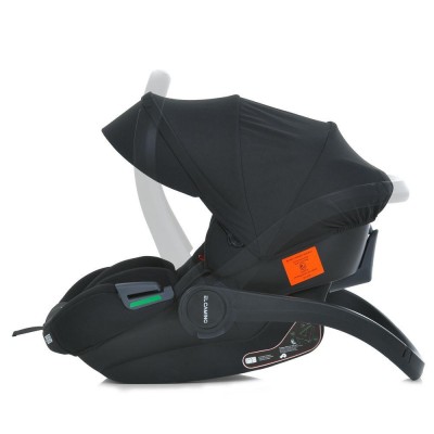 Детское автокресло Бебикокон автолюлька El Camino i-KEEP (ME 1186 Melange Jet Black)