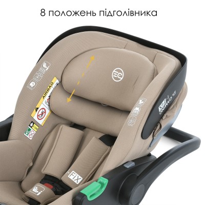 Детское автокресло Бебикокон автолюлька El Camino i-FIX (ME 1110 Natural Beige) Детское автокресло Бебикокон автолюлька El Camino i-FIX (ME 1110 Natural Beige)