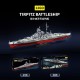 Конструктор для хлопчиків "Військовий бойовий корабель лінкор Tirpitz battleship" масштаб 1:300, 2738 деталі (98006)
