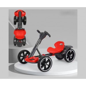 Дитячий електрокар (картинг) GO KART F1 з пультом та музикою, червоний