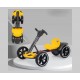 Дитячий електрокар (картинг) GO KART F1 з пультом та музикою, жовтий