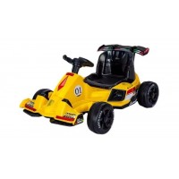 Детский электрокар (картинг) UV12 Speed Car X25 с музыкой, жёлтый Детский электрокар (картинг) UV12 Speed Car X25 с музыкой, жёлтый