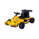 Детский электрокар (картинг) UV12 Speed Car X25 с музыкой, жёлтый