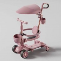 Детский самокат 4in1 8028 pink Детский самокат 4in1 8028 pink