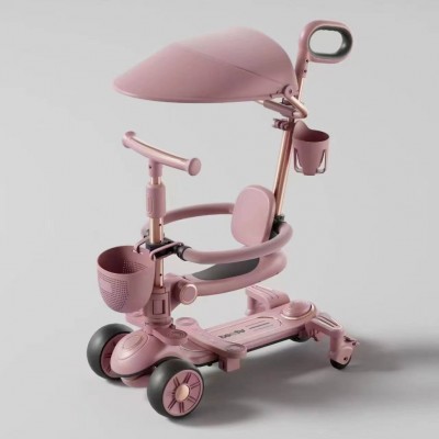 Детский самокат 4in1 8028 pink