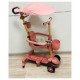 Детский самокат 4in1 8028 pink Детский самокат 4in1 8028 pink