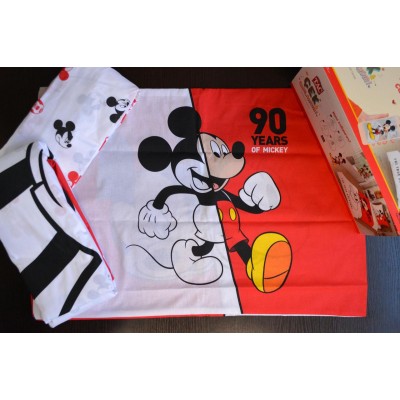 Підлітковий комплект Disney TAC Mickey Mouse Cek Ранфорс / простирадло на резинці