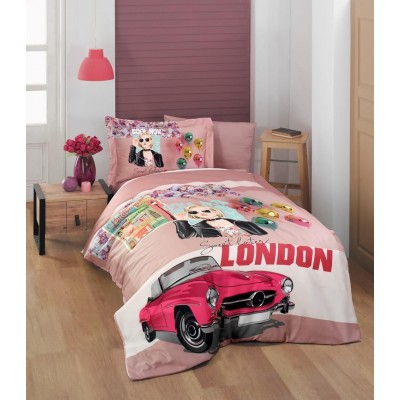 Односпальний комплект First Choice London Сатин Односпальний комплект First Choice London Сатин