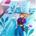 Стеганое покрывало TAC Disney Frozen Flower Power 160×220 см + наволочка